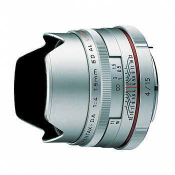 Объектив HD Pentax DA 15 mm f/4 AL Limited Silver